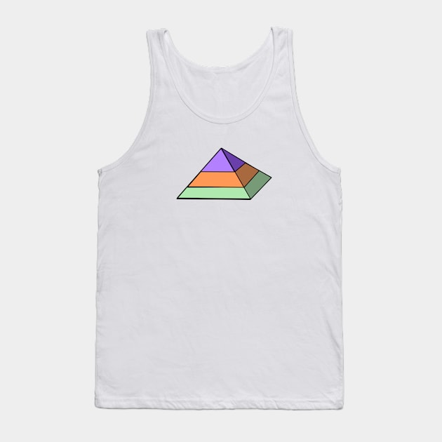 Secondary Pyramid Tank Top by traditionation